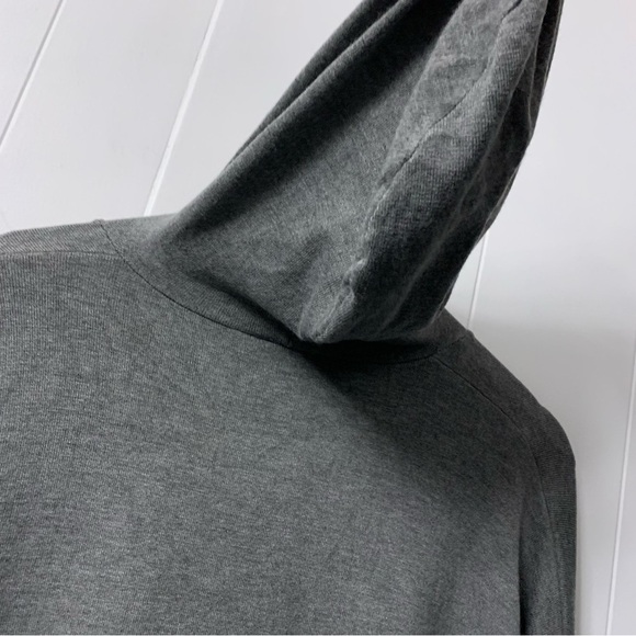 NWT Masai Floris Top Jumper Long Sleeve Hood Grey Knit Soft Straight Loose Comfy - Picture 5 of 10